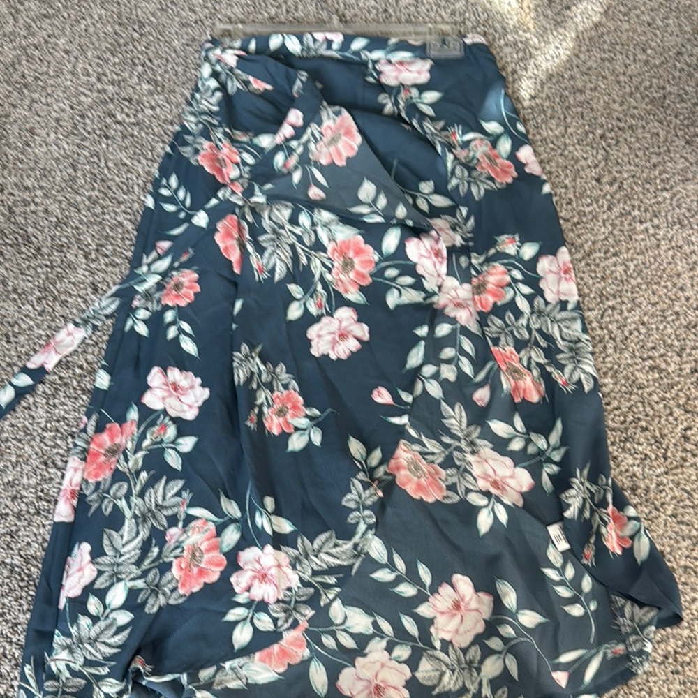 Floral Skort Wrap Skirt